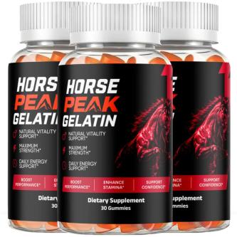 HorsePeak Gelatin Gummies bottles